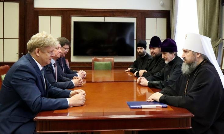 Анатолий Серышев и митрополит Новосибирский и Бердский Варфоломей обсудили совместную реализацию социально значимых проектов