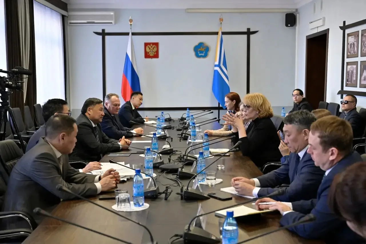 Владислав Ховалыг встретился с представителями Фондов по изучению культуры коренных народов